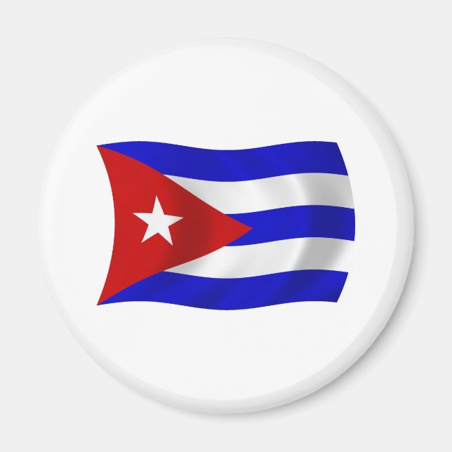 Cuba Flagga Magnet (Framsidan)