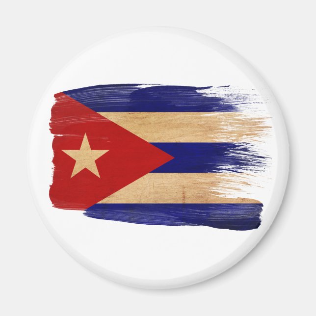 Cuba Flagga Magnets Magnet (Framsidan)