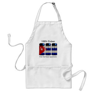 Cuba Flagga Spice Burk Apron Förkläde