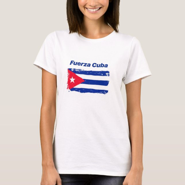 CUBA FLAGGA T-SHIRT (Framsida)