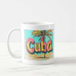 Cuba Graffiti Vibes: Island Street Art Kaffemugg
