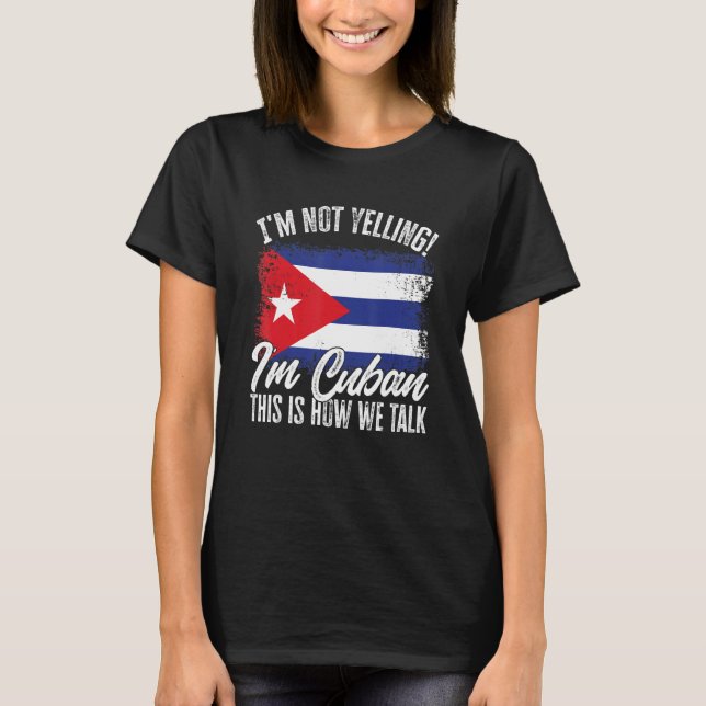 Cuba  Graphic For Women Men Kids Cuban T Shirt (Framsida)