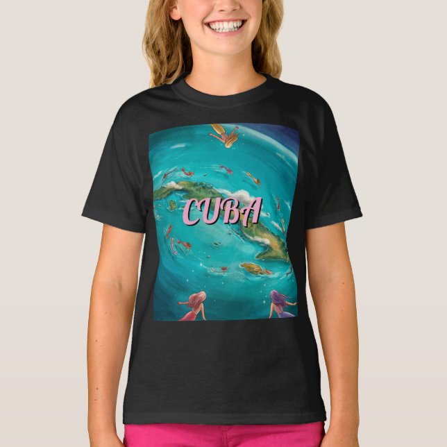 Cuba Havsfrusken T-shirt  (Framsida)