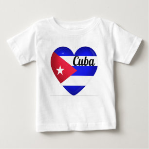Cuba Heart Flagga Tee