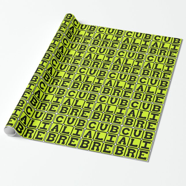 Cuba Libre, Highball Cocktail Presentpapper (Utrullad)