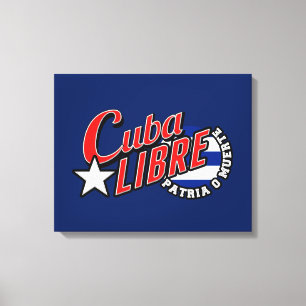 Cuba Libre Motto Canvastryck