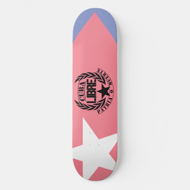 Cuba Libre Motto Laurels Skateboard Bräda 20,5 Cm (Framsida)