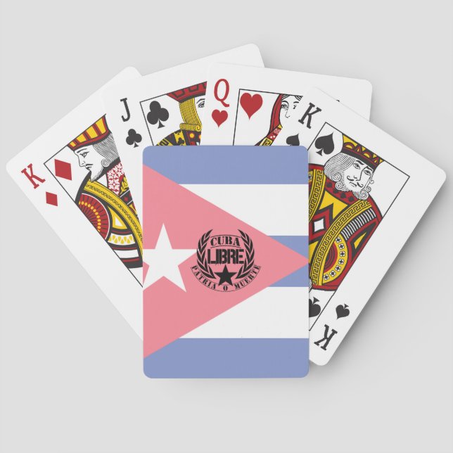 Cuba Libre Motto Laurels Spel Kort (Baksidan)