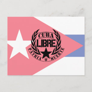Cuba Libre Motto Laurels Vykort