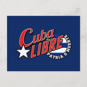 Cuba Libre Motto Vykort