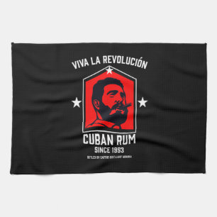 Cuba Libre Rum Drinkers Revolution Kökshandduk