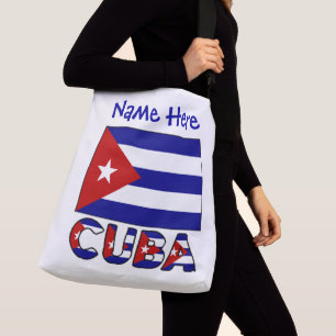 Cuba Mörkblå Kubansk Flagga Blå Personlig Axelväska
