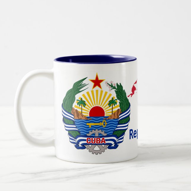 Cuba Mug / Kuba Tasse Två-Tonad Mugg (Vänster)