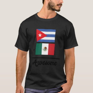 Cuba Plus Mexiko Equals Fantastisk Kubanska Mexika T Shirt