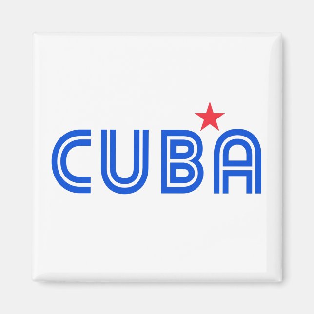 Cuba Retro Magnet (Framsidan)