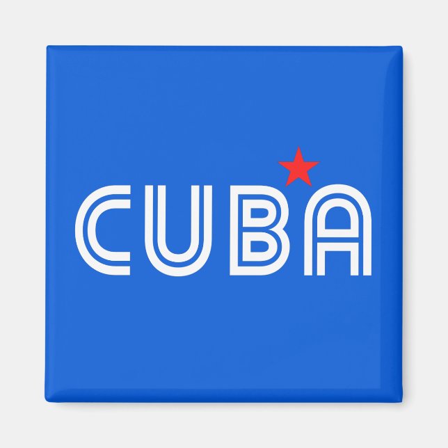 Cuba Retro Magnet (Framsidan)