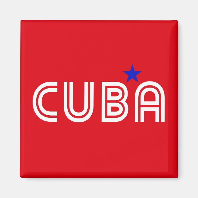 Cuba Retro Magnet (Framsidan)