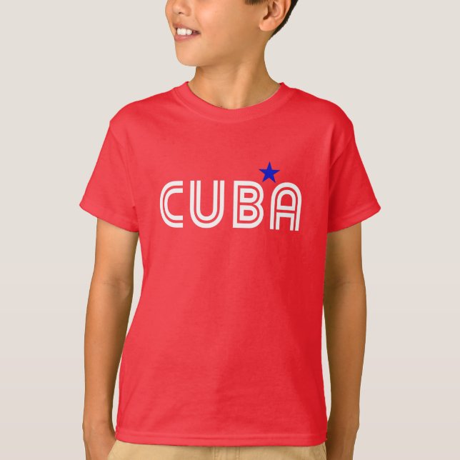 Cuba Retro T-Shirt (Framsida)