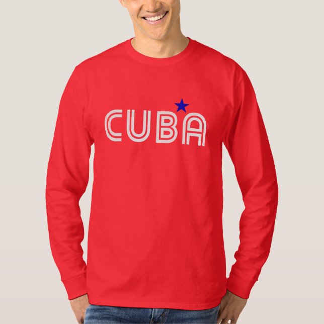 Cuba Retro T-Shirt (Framsida)