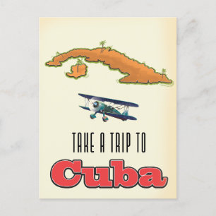 Cuba Semesteresaffisch Meddelande Vykort