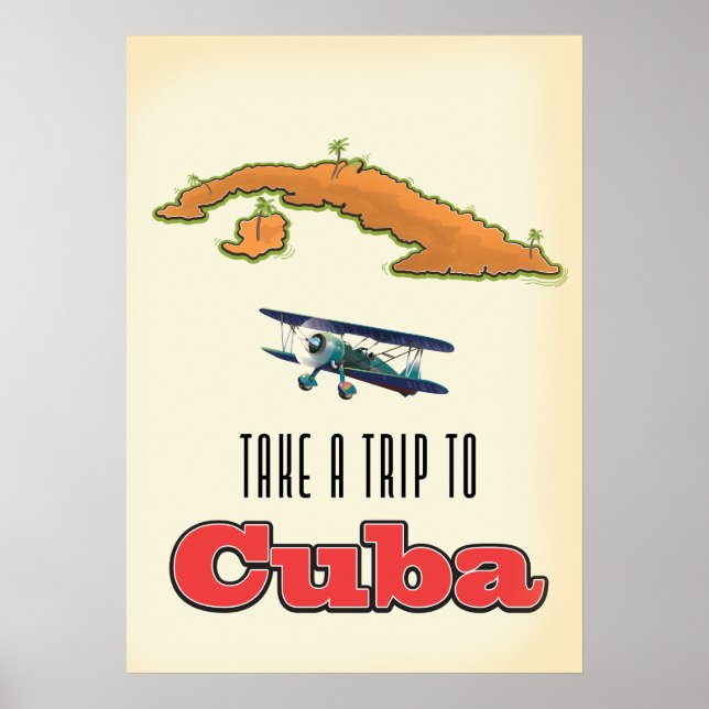 Cuba Semesteresaffisch Poster (Framsidan)