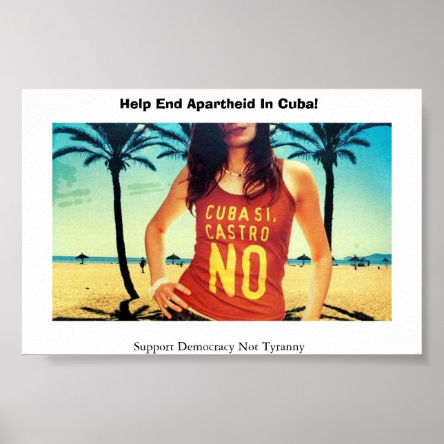 Cuba Si Castro No Poster (Framsidan)