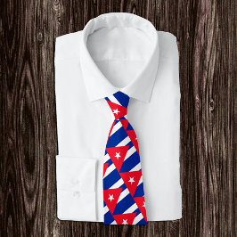 Cuba Ties, mode Cuban Flagga, business Slips