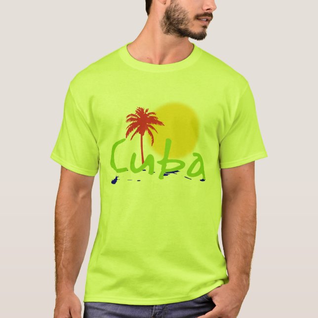 cuba tropikernaskjortor tee (Framsida)
