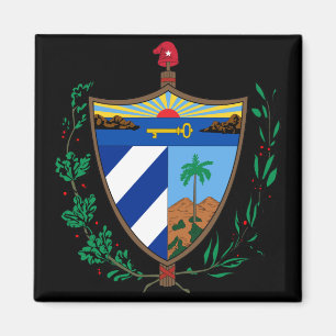 cuba vapensköld magnet