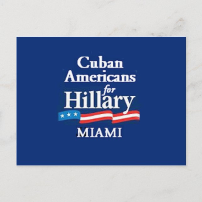 CUBAN AMERS MIAMI Postcard Vykort (Framsida)