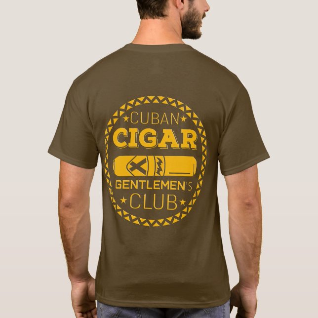 CUBAN CIGAR-KLUBB PER EKLEKTIX T SHIRT (Baksida)