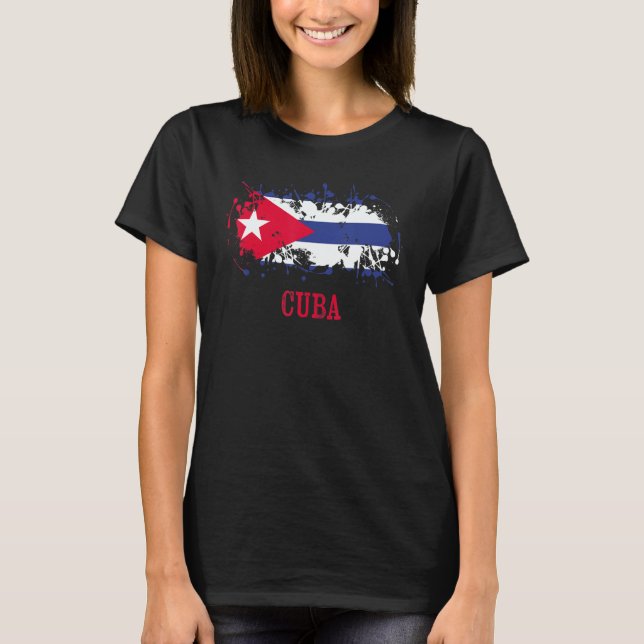 Cuban enthusiasts for Cuba and Cuba T Shirt (Framsida)