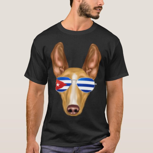 Cuban Flag Cirnechi dellu2019Etna Dog Cuba Pocket T Shirt (Framsida)