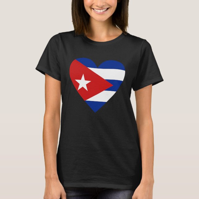 Cuban Flag Cuba Pride Cuba Travel Proud Cuban Cuba T Shirt (Framsida)