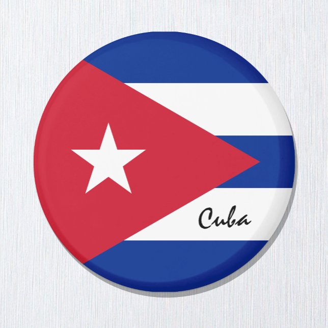 Cuban Flag Magnet, holiday, Cuba Magnet (Skapare uppladdad)