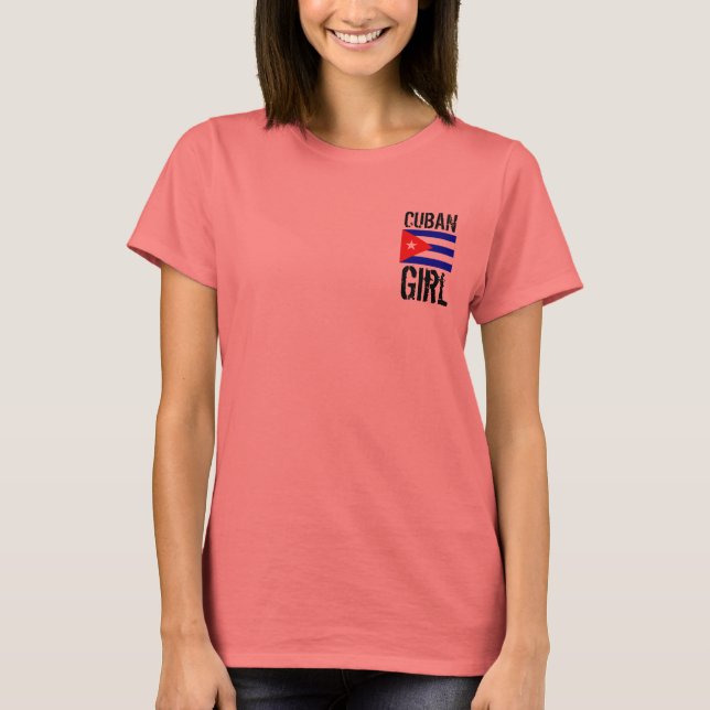 CUBAN GIRL Shirt T-shirt (Framsida)