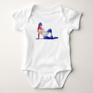 Cuban Girl Silhouette Flagga Tee
