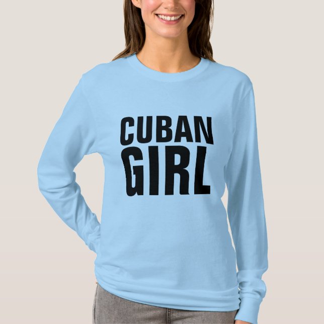Cuban Girl T-Shirts (Framsida)