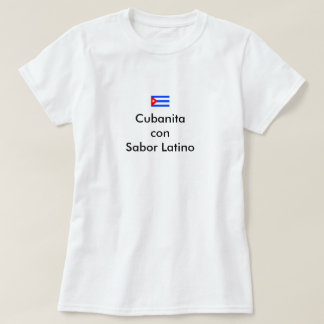 Cubanita lurar saborlatinoT-tröja Tee Shirt