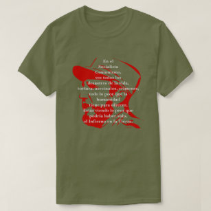 Cubano, Socialista y Comunismo Manar T-Shirt