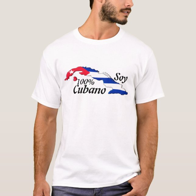 Cubano T-tröja 100% T-shirt (Framsida)