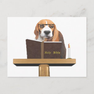 Cubby the Preacher Vykort