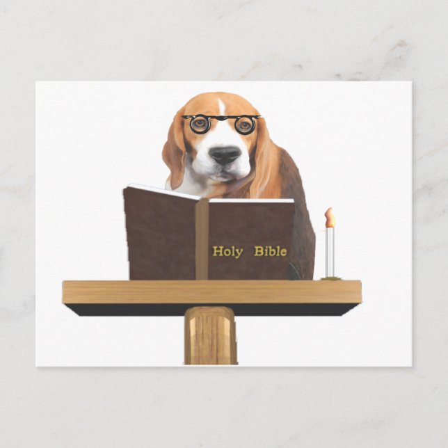 Cubby the Preacher Vykort (Framsida)