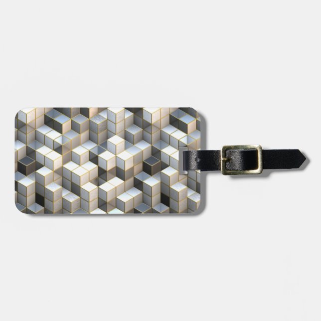 Cube Art 2 Bagagelapp (Horisontell Framsida)