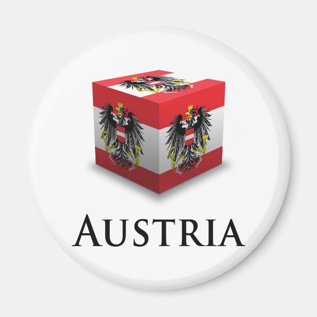 Cube Austria Magnet (Framsidan)