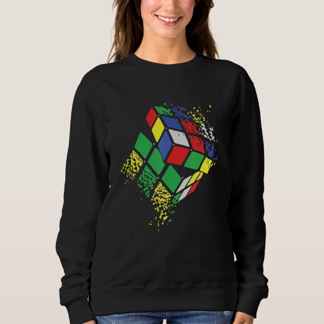 Cube Colorful Fantastisk Graphic T Shirt (Framsida)