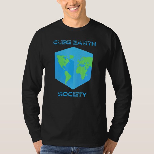 Cube Earth Society T Shirt (Framsida)