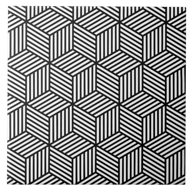 Cube Lines Kakelplatta (Framsidan)