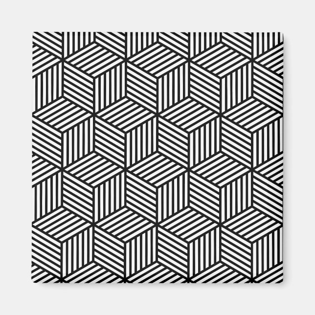 Cube Lines Magnet (Framsidan)