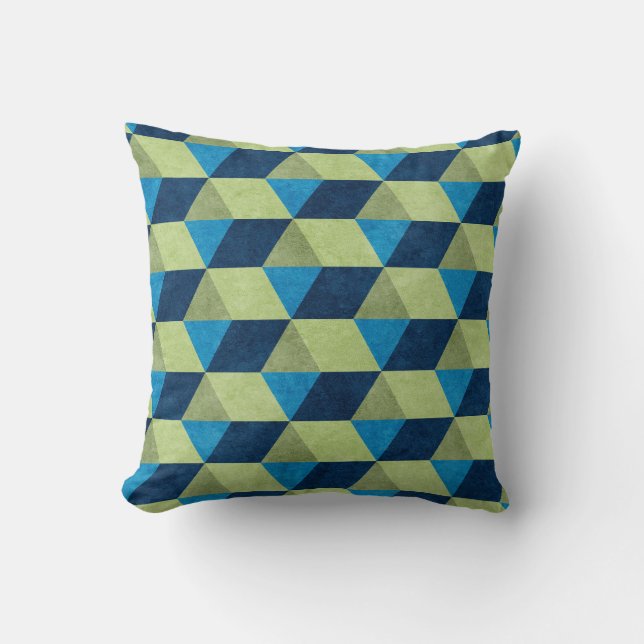 Cube or hexagon kudde (Framsida)